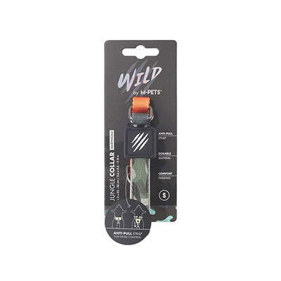 M-Pets Wild Jungle Dog Collar Adjustable Small 22-30 cm