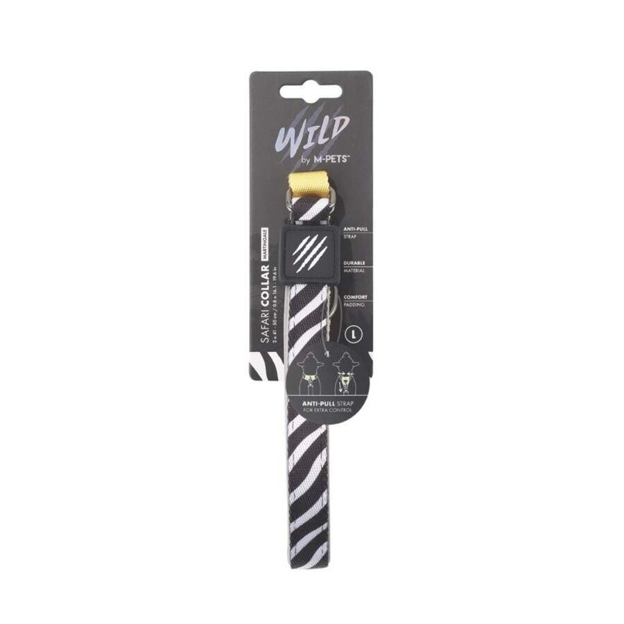 M-Pets Wild Safari Dog Collar Durable Polyester Large