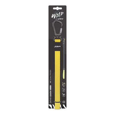 M-Pets Wild Safari Dog Leash Durable Yellow L-XL 2x120cm