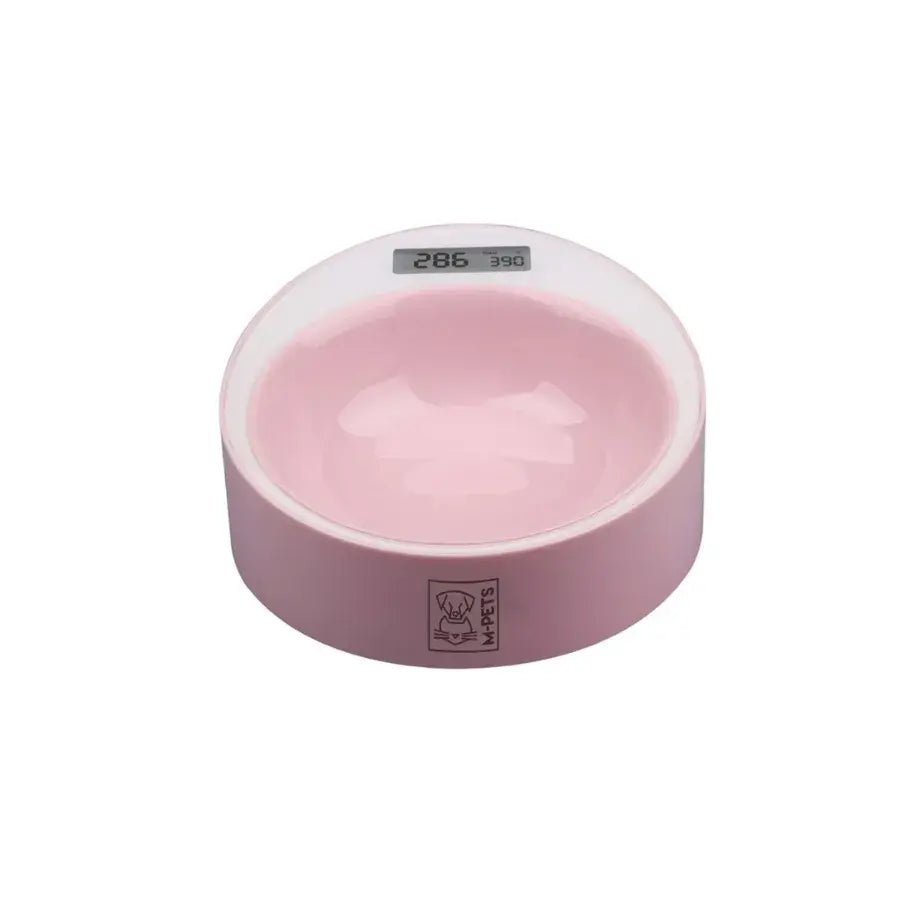 M-Pets Yumi Smart Digital Pet Feeding Bowl with Scale Pink