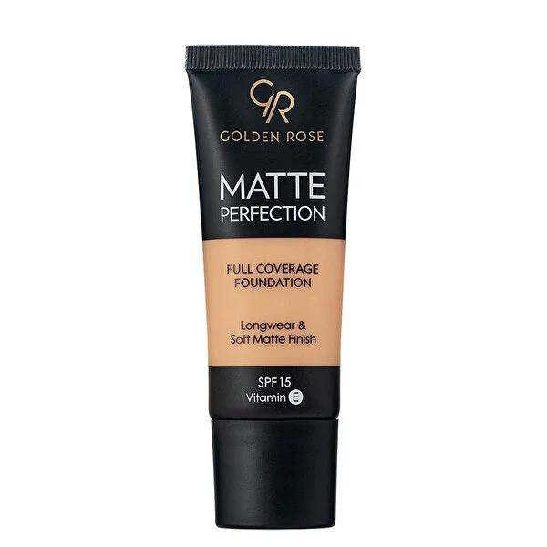 Golden Rose Matte Perfection Foundation - Long-Lasting, SPF 15, Antioxidant-Rich Makeup for All Skin Types Golden Rose Matte Perfection Foundation - Long-Lasting & SPF 15 matte foundation, long-lasting makeup, SPF 15 foundation, antioxidant foundation, Golden Rose Matte Perfection Foundation, makeup for all skin types, flawless finish, high coverage foundation, everyday makeup, special occasion makeup, Vitamin E, Grape Seed & Willow Herb Extract, sun protection makeup