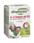 Altapharma Multivitamin A-Z 50+ Minerals & Vitamins 100 Tablets
