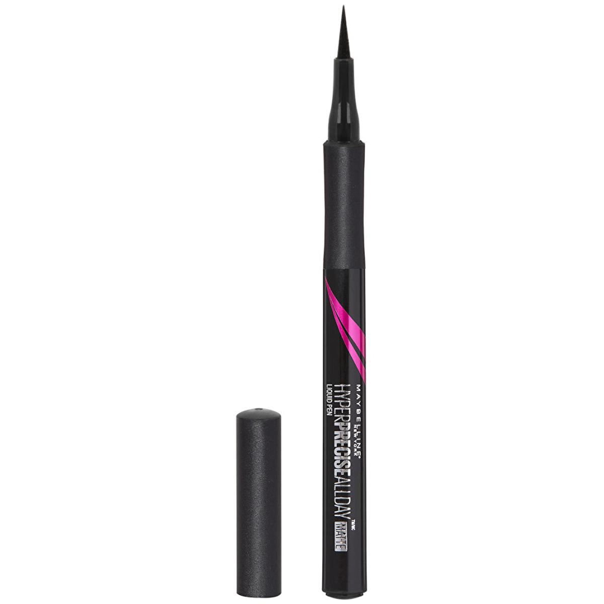 maybelline hyper precise eyeliner packaging, matte onyx eyeliner swatch, maybelline eyeliner applicator tip Maybelline New York Hyper Precise All Day Eyeliner - Matte Onyx | 0.01 oz Maybelline Hyper Precise Eyeliner | Matte Onyx makeup, eyeliner, maybelline, beauty, matte-eye-liner, beauty-enthusiasts, young-adults, long-lasting, precise-application, ai-generated