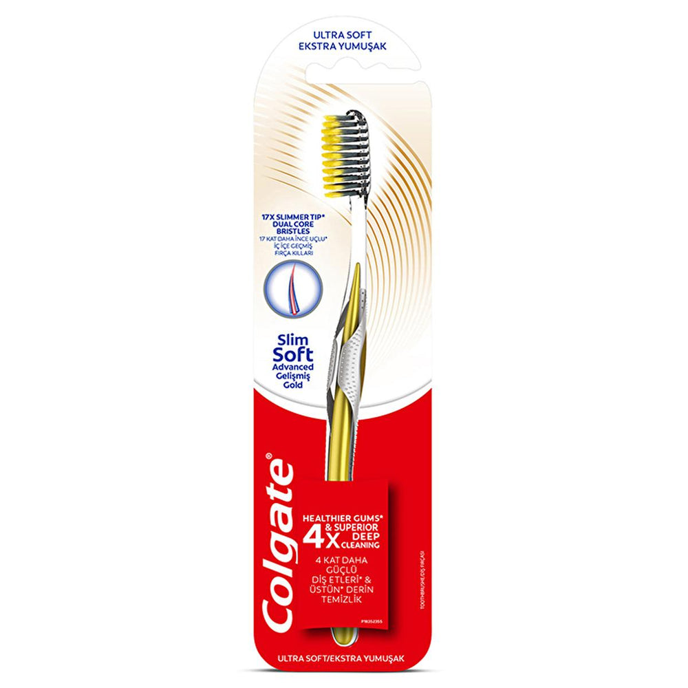 Colgate Advanced Charcoal Toothbrush - Extra Soft Bristles for Gentle Deep Cleaning - view 2