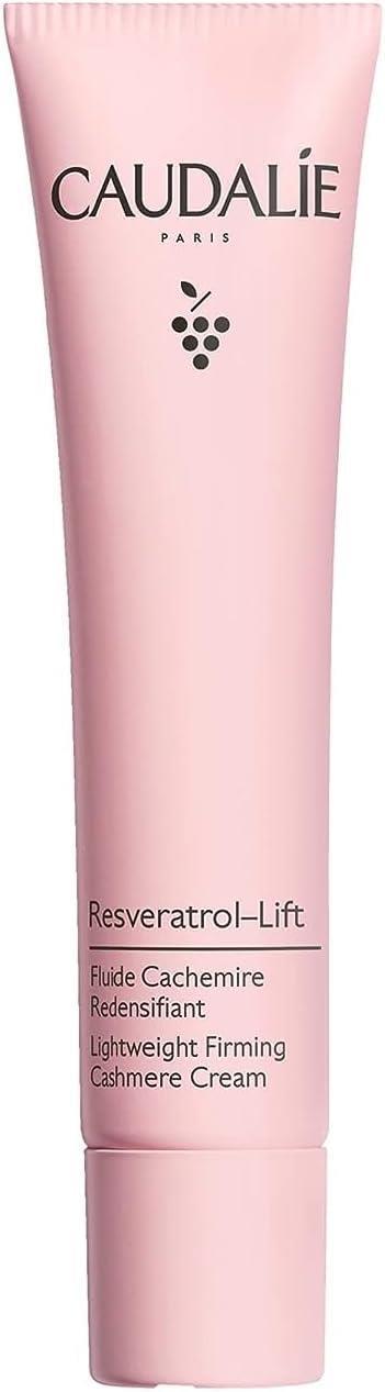 Caudalie Resveratrol Lift Anti-Aging Face Cream - Lightweight Firming & Moisturizing Cashmere Cream for Aging - Face Cream