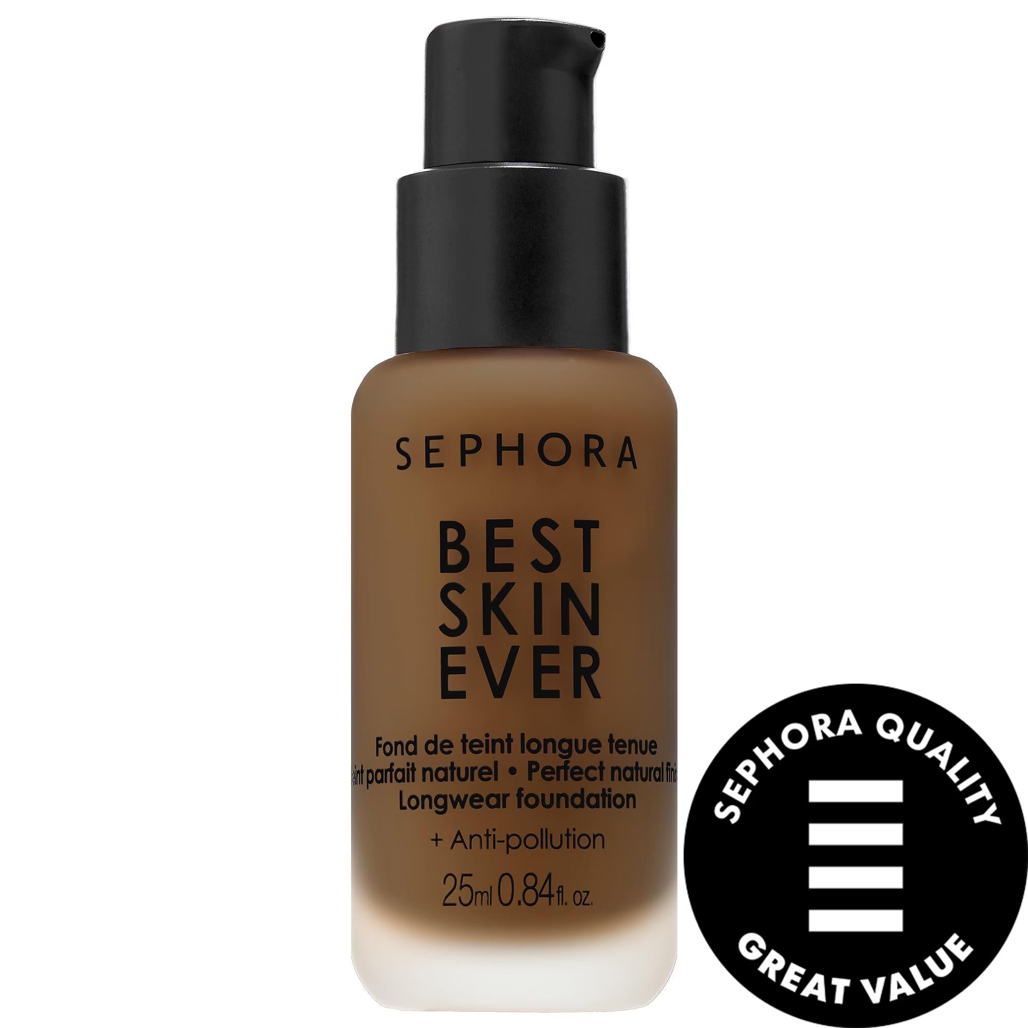 Best Skin Ever: Hydrating Liquid Foundation - Natural Finish, Medium Coverage, Anti-Pollution - Makeup with Hyaluronic Acid &amp; Recycled Glass Bottle Best Skin Ever Liquid Foundation: Natural Finish, Hydrating liquid foundation, natural finish foundation, hydrating foundation, anti-pollution foundation, medium coverage foundation, long-wearing foundation, hyaluronic acid foundation, best skin ever foundation, recycled glass foundation bottle, makeup with skincare benefits, foundation, makeup, face makeup, nat