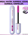 Maybelline New York Falsies Surreal Mascara - Dramatic Volume & Length Lasting Up to 24 Hours Maybelline Falsies Surreal Mascara - Dramatic Volume & Length Maybelline Falsies Surreal Mascara, long-lasting mascara, volumizing mascara, lengthening mascara, dramatic eye makeup, cosmetics, beauty products, makeup essentials, eye care, lash enhancer, 24-hour makeup, spiral brush mascara