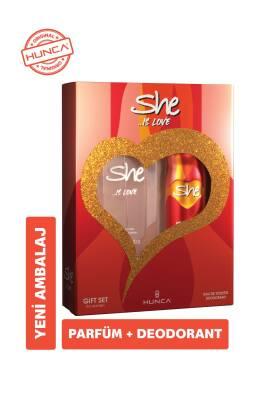 She Love Perfume & Deodorant Set for Women: Long-Lasting Fragrance, Alcohol-Free, Refreshing Daily Use (6.76 fl oz Total) She Love Perfume & Deodorant: Long-Lasting Women's Fragrance perfume and deodorant set, women's fragrance set, alcohol-free deodorant, long-lasting perfume, fragrance gift set, daily use perfume, refreshing deodorant spray, perfume set, deodorant spray, women's perfume, fragrance for women, alcohol free, skin-friendly, long lasting scent, refreshing, daily fragrance, gift for her, person