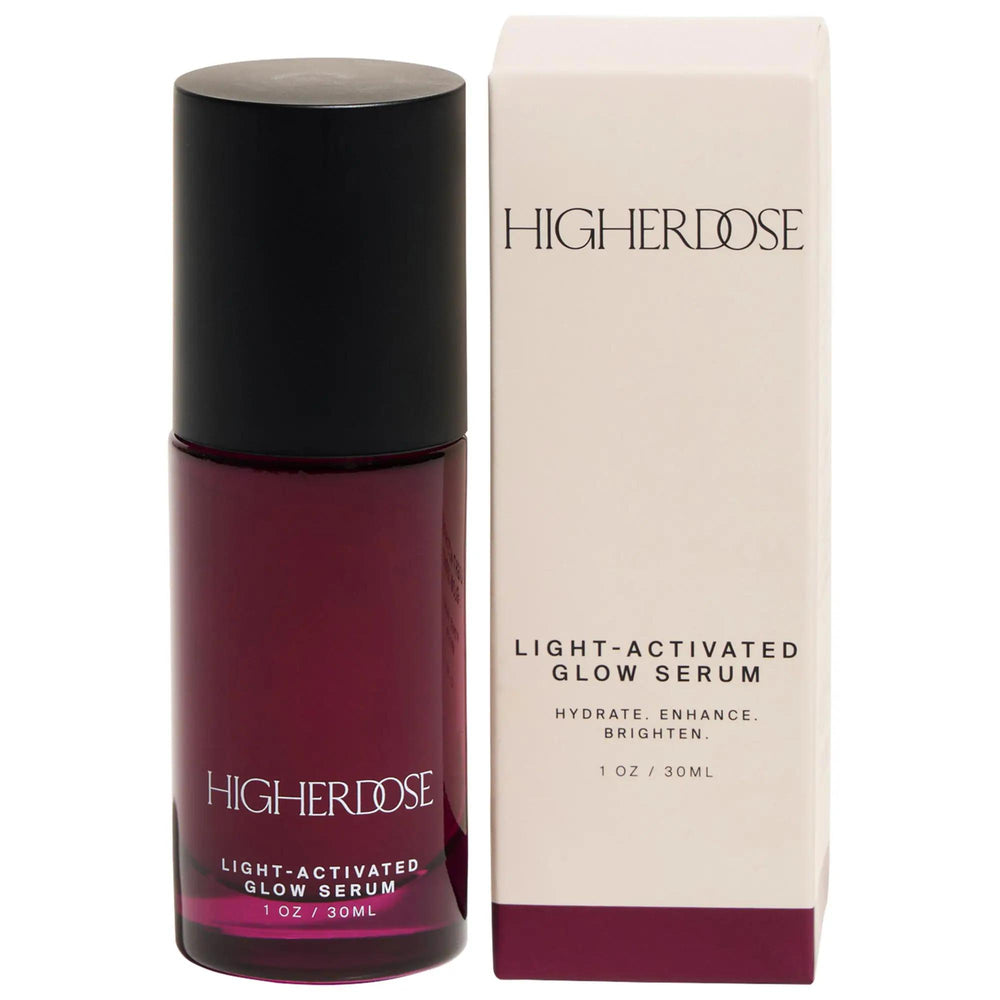 HigherDOSE Glow Serum with Copper Peptides and Vegan Collagen - Anti-Aging, Hydrating Skincare Serum for Fine Lines, Vegan & Gluten-Free HigherDOSE Glow Serum - Anti-Aging Vegan Skincare Vegan Skincare Serum, Copper Peptide Skincare, Hyaluronic Acid Serum, Anti-Aging Serum, Gluten-Free Beauty Products, Skincare for Fine Lines, Hydrating Serum, Vegan Collagen, Clean Beauty Products, Sensitive Skin Friendly, Skincare for Dryness, Skincare for Loss of Firmness