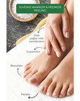 Juvenis Easy Manicure & Pedicure Peeling Scrub 250g