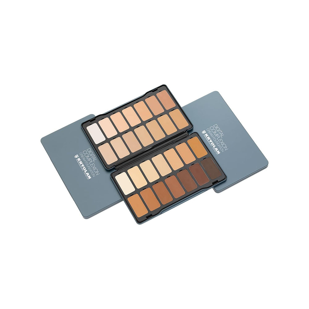 Kryolan Digital Complexion Cream Foundation Palette 28 Colors