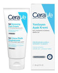 CeraVe SA Renewing Foot Cream - Exfoliates Dry, Cracked Feet with Salicylic Acid, Moisturizes, Fragrance-Free, Hypoallergenic - 88ml (2.96 fl oz) CeraVe SA Foot Cream: Renew Dry, Cracked Feet - Salicylic Acid CeraVe foot cream, SA renewing foot cream, salicylic acid foot cream, dry cracked feet treatment, foot moisturizer for dry skin, fragrance-free foot cream, hypoallergenic foot cream, foot cream for rough feet, exfoliating foot cream, foot cream, foot care, dry feet, cracked feet, rough feet, salicylic 
