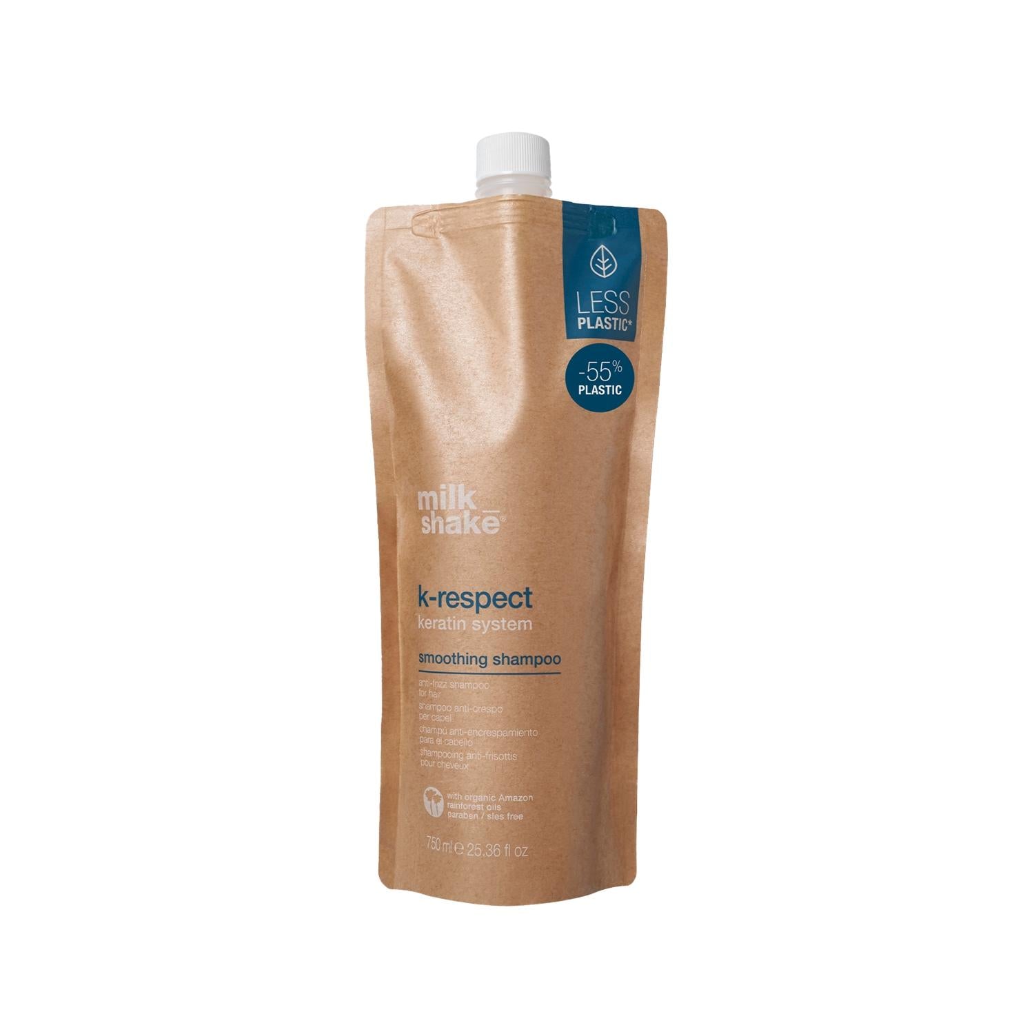 milk_shake K-Respect Smoothing Shampoo - 750ml for Smooth, Soft Hair milk_shake K-Respect Smoothing Shampoo 750ml smoothing shampoo, hair smoothing treatment, milk_shake K-Respect, 750 ml shampoo, hair care products for smoothing, frizz reduction, hair softening, professional hair care, hair smoothing solutions, salon quality shampoo