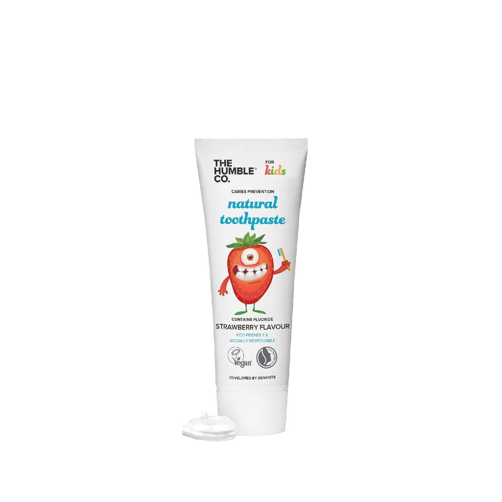 The Humble Co Natural Toothpaste Strawberry Flavor 75ml - Chemical-Free Oral Care The Humble Co Natural Toothpaste - Chemical-Free Oral Care Natural toothpaste, Strawberry flavored toothpaste, Chemical-free oral care, Organic toothpaste, The Humble Co toothpaste, Natural oral care products, Healthy oral hygiene, Eco-friendly toothpaste, Sensitive teeth care, Fruity flavor toothpaste, Travel size toothpaste