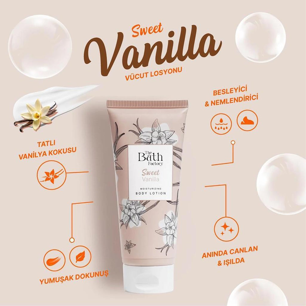The Bath Factory Sweet Vanilla Hydrating Body Lotion 200 ml