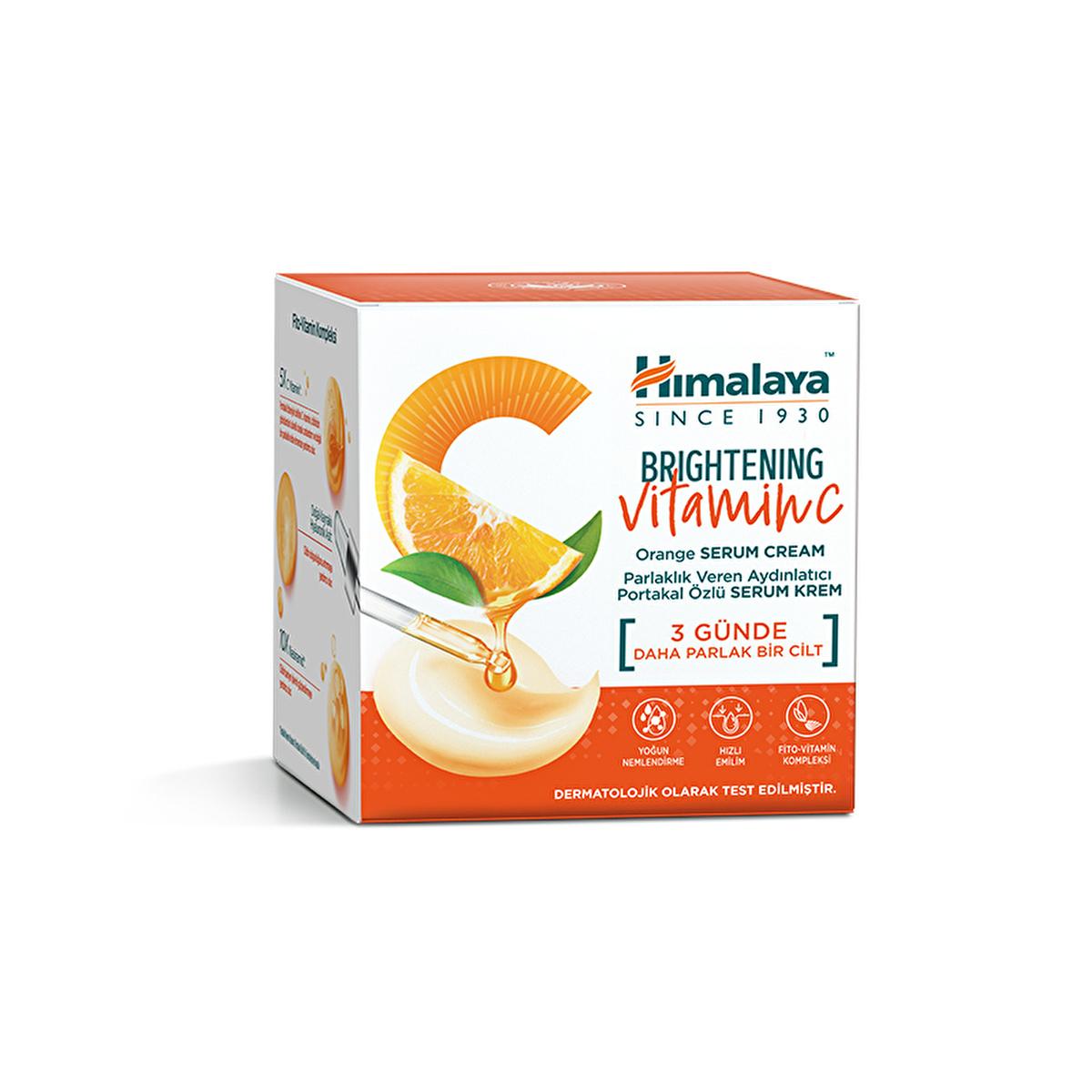 Himalaya Vitamin C Face Cream with Serum - Hydrating, Brightening, Natural Skincare for All Skin Types Himalaya Vitamin C Face Cream - Hydrate & Brighten Vitamin C Face Cream, Hydrating Face Serum, Natural Skincare Products, Dermatologically Tested Skincare, Brightening Face Cream, Skincare for All Skin Types, Serum-Infused Cream, Hyaluronic Acid, Niacinamide, Orange Extract, Natural Ingredients, Skincare Routine, Glow Up, Radiant Skin, Anti-Aging Skincare