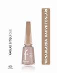 Flormar Latte Haze 003 Glossy Brown Nail Polish 8ml