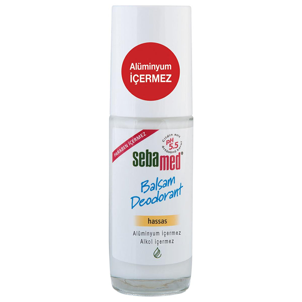 Sebamed Women's Deodorant Roll-On Balsam - Gentle, Alcohol-Free, Long-Lasting Odor Protection for Sensitive Skin - Deodorant