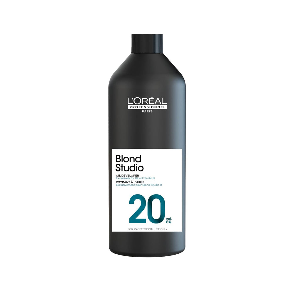 Loreal Professionnel Paris Blond Studio Oil Developer 20 Volume - 1000ml Professional Hair Coloring Product Loreal Professionnel Paris 20 Vol Developer - 1000ml Loreal Professionnel Paris, Blond Studio Oil Developer, 20 Volume hair developer, 1000 ml hair developer, Professional hair coloring products, Hair Developer, Professional hairstylists, Hair coloring, Bleaching, Oil-based hair developer