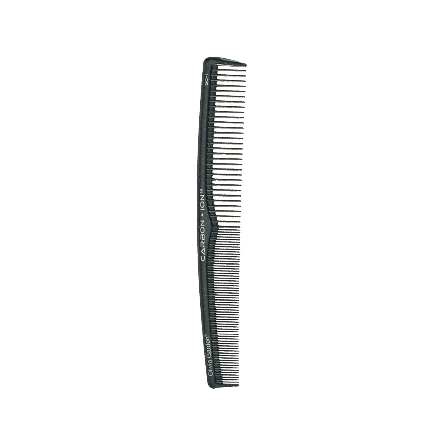 Olivia Garden Carbon + Ion Tarak SC-1: Professional Anti-Static Hair Comb for Detangling, Styling, &amp; Smoothing Frizz, Adding Shine Olivia Garden Carbon Fiber Comb - Anti-Static, Frizz Control Olivia Garden comb, Carbon fiber comb, Ion hair comb, Anti-static comb, Professional styling comb, Heat resistant comb, Hair detangling comb, Olivia Garden Tarak SC-1, hair comb, styling comb, detangling comb, anti-static, frizz control, smooth hair, shiny hair, salon quality, hair styling, hair care, professional hair