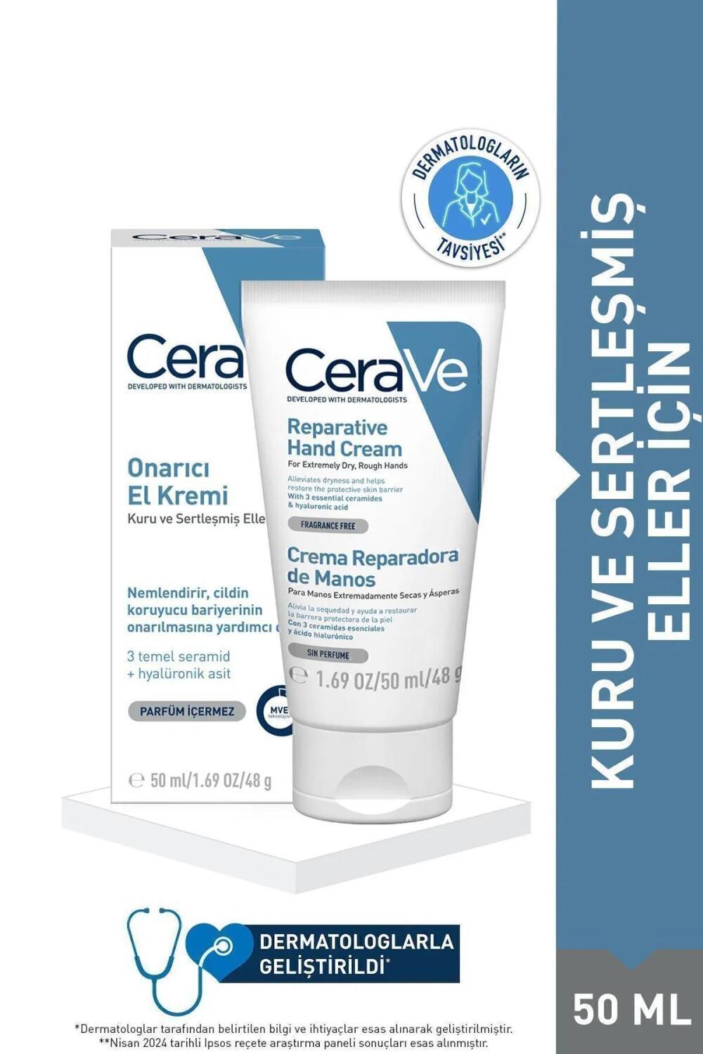 cerave repairing hand cream 50ml, intense hydration for dry hands, fragrance-free hand cream for sensitive skin CeraVe Repairing Hand Cream - Intense Hydration | 50ml CeraVe Repairing Hand Cream - Intense Hydration | 50ml cerave, hand-cream, moisturizer, sensitive-skin, dry-skin, hydration, repairing, intense-hydration, soothing, ai-generated