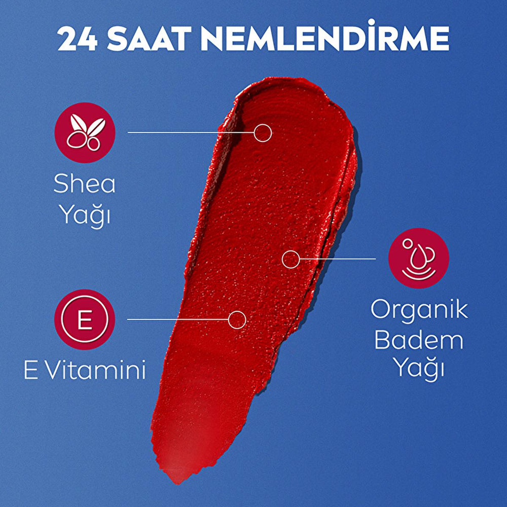 NIVEA Tinted Lip Care Balm with SPF30 UV Protection - Moisturizing, Natural Ingredients, 3-in-1 Formula - view 4