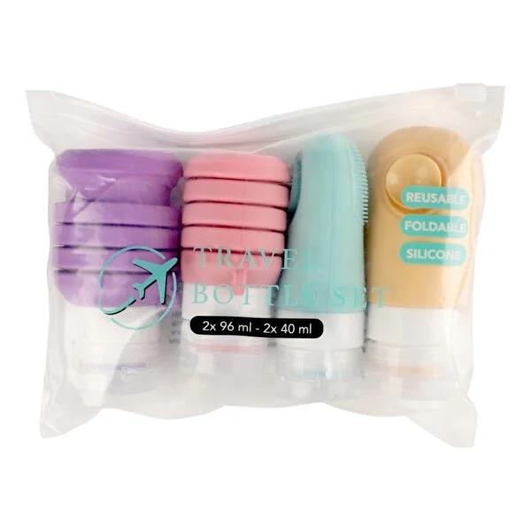 KPM Silicone Travel Bottle Set 4-Piece: TSA Approved, Leakproof, Reusable Travel Containers for Liquids & Toiletries KPM Travel Bottle Set: TSA Approved, Leakproof & Reusable travel bottle set, silicone travel bottles, TSA approved travel bottles, reusable travel containers, travel size toiletries, leakproof travel bottles, portable travel bottles, travel accessories, travel containers for liquids, travel bottle kit, travel bottles, silicone bottles, TSA approved, reusable containers, travel toiletries, lea