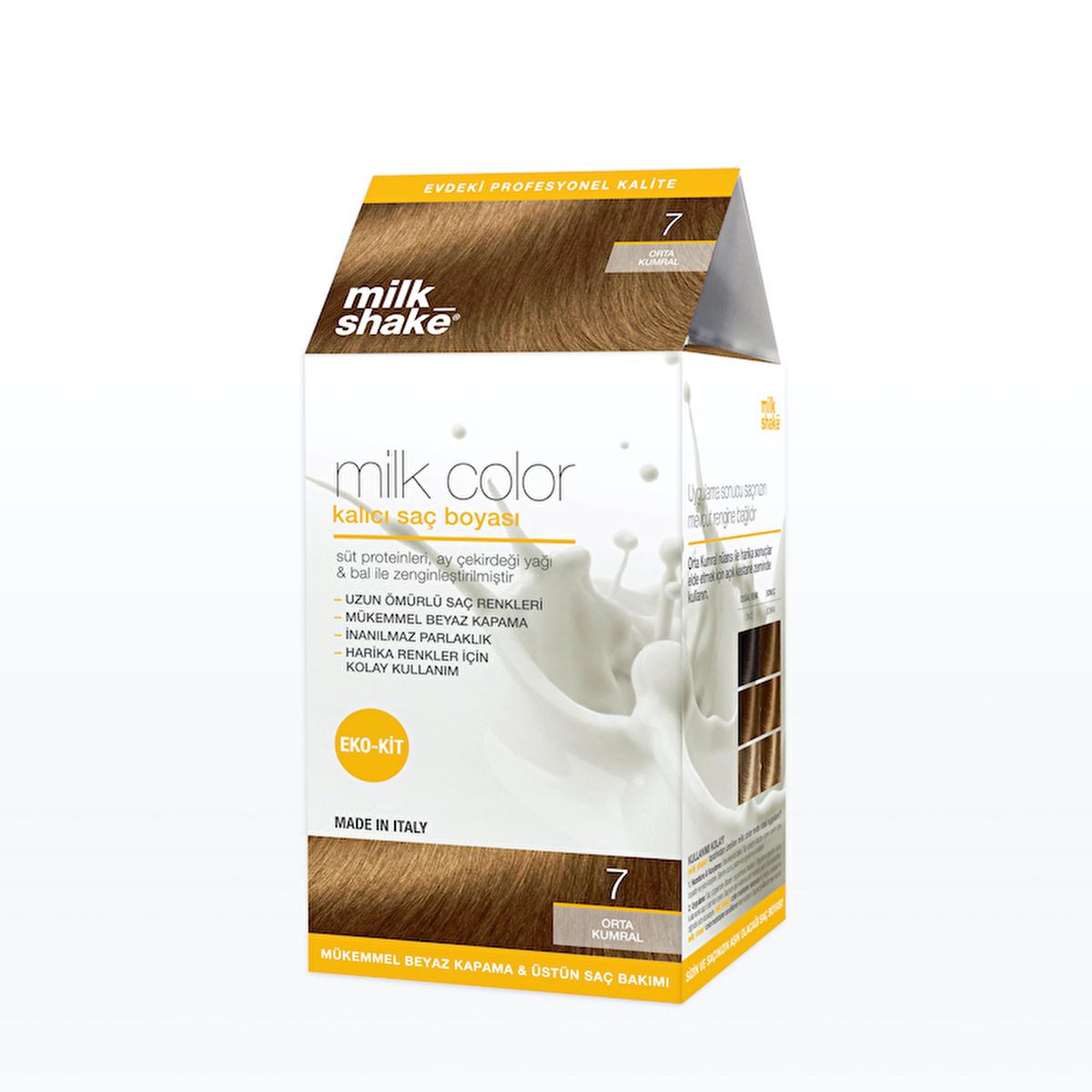 milk_shake Permanent Hair Color Set - Nourishing Hair Dye for Long-Lasting Vibrant Color, 3.72 fl oz milk_shake Permanent Hair Color - Long-Lasting &amp; Nourishing hair dye, permanent hair color, milk shake hair color, nourishing hair dye, long-lasting hair color, hair care, beauty products, cosmetic products, hair coloring kit, at-home hair dye