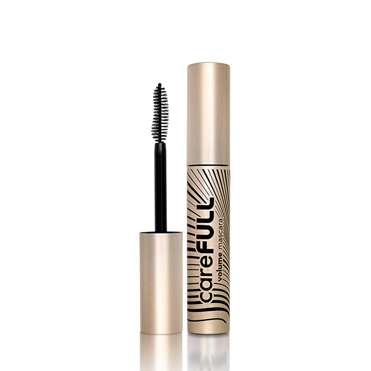 Flormar CareFULL Volume: Lash Strengthening Black Mascara for Thicker, Longer Eyelashes - Jojoba & Almond Oil, Collagen Infused, Non-Clumping Flormar CareFULL: Volumizing & Strengthening Black Mascara volume mascara, lash strengthening mascara, careful volume mascara, jojoba oil mascara, almond oil mascara, collagen mascara, black mascara, non-clumping mascara, eyelash growth mascara, natural mascara, mascara, lash care, eyelash volume, eyelash growth, non-clumping, natural finish, creamy texture, flexible 