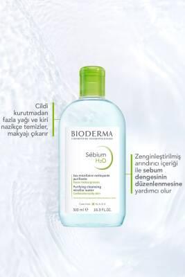 Bioderma Sebium H2O Micellar Water for Oily and Acne-Prone Skin - Gentle Makeup Remover & Skincare, 3.38 fl oz - view 7