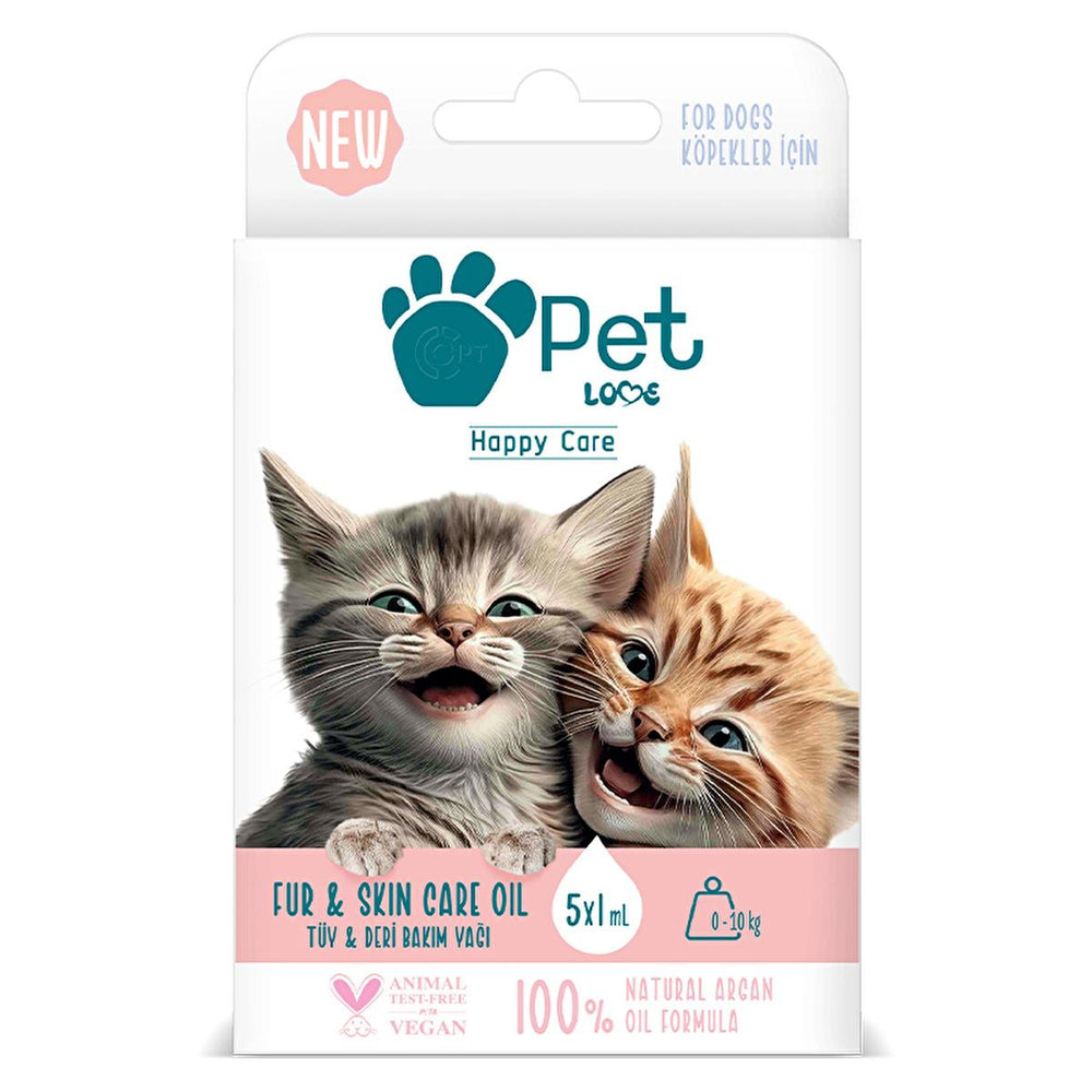 Pet Love Natural Argan Oil Pet Grooming Oil for Cats and Dogs - Nourishes Fur and Skin, Easy Grooming, 5 x 1 ml - view 6