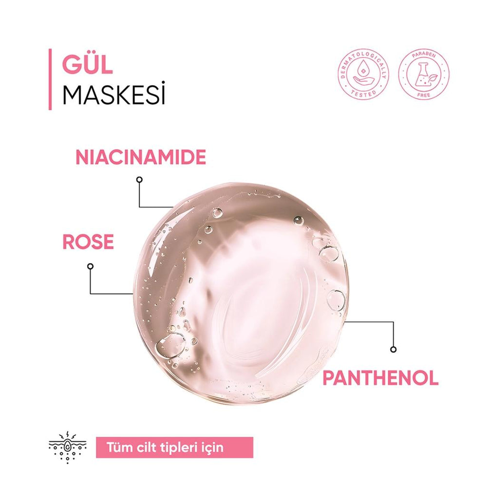 Mia Klinika Hydrating Rose Revitalizing Face Mask 7 ml