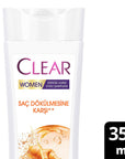 Clear Women Anti-Hair Loss Shampoo with Ginger Extract - Nourishing, Strengthens Hair, Reduces Hair Loss Clear Women Anti-Hair Loss Shampoo - Strengthens Hair Anti-Hair Loss Shampoo, Women's Hair Care, Ginger Extract Shampoo, Nourishing Shampoo, Reduce Hair Fall, Hair Strengthening, Scalp Health, Natural Ingredients, Hair Care, Women's Health, Beauty Products