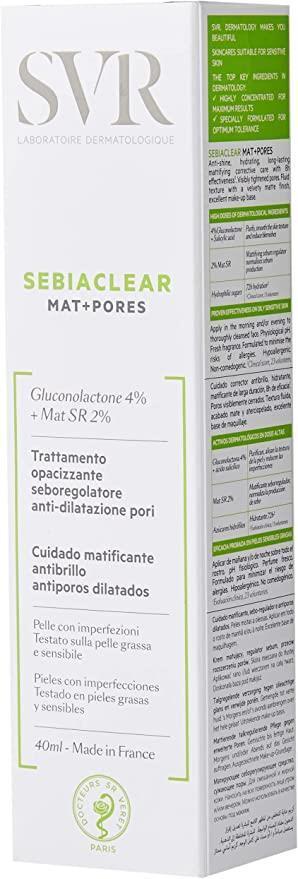 SVR Sebiaclear Mat Pores: Oil Control Matte Moisturizing Cream | Pore Minimizing, Anti-Shine Salicylic Acid & Niacinamide Cream for Oily Skin SVR Sebiaclear Matte Cream: Oil Control & Pore Minimizing SVR Sebiaclear Mat Pores, Matte Moisturizing Cream, Oily Skin Cream, Pore Minimizing Cream, Anti-Shine Cream, Salicylic Acid Cream, Niacinamide Moisturizer, Sebum Control Cream, Mattifying Skincare, Face Moisturizer for Oily Skin, oily skin, matte finish, pore minimizer, salicylic acid, niacinamide, hydration, 