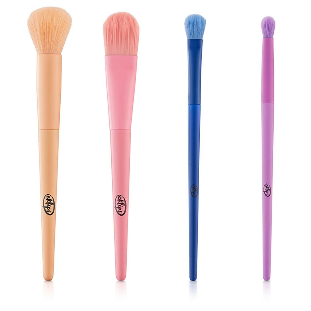 Eklips Colorful Makeup Brush Set for Flawless Application