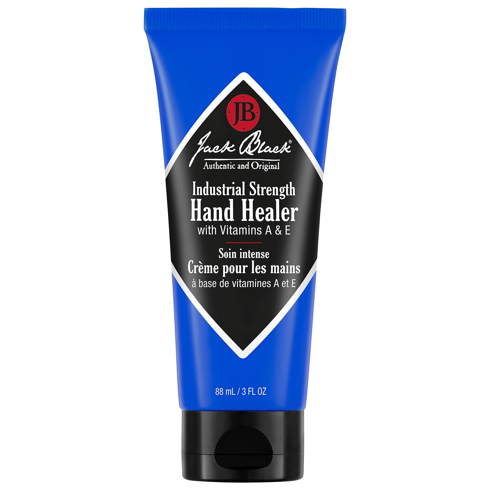 Jack Black Industrial Strength Hand Healer - Non-Greasy Hand Cream for Dry, Chapped Hands - Dermatologist Tested, Fragrance-Free Jack Black Hand Healer - Non-Greasy Hand Cream hand cream, moisturizer for dry hands, non-greasy hand lotion, dermatologist tested hand cream, fragrance-free hand moisturizer, Jack Black, hand care, dry skin relief, skin hydration, men's grooming, professionals, outdoor enthusiasts
