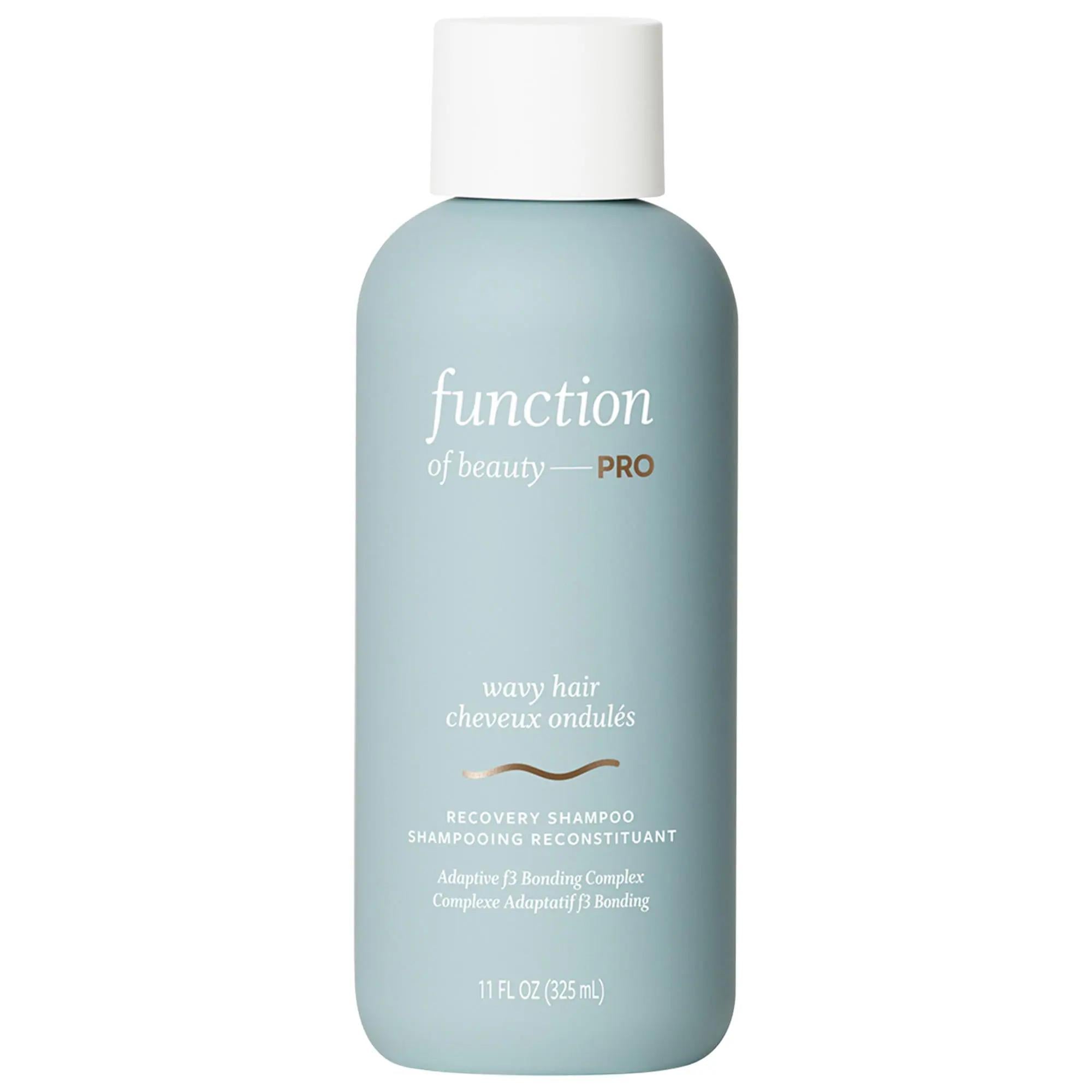 Function of Beauty Recovery Collection: Wavy, Damaged Hair Shampoo & Conditioner Set - Boost Shine, Repair Breakage, Vegan & Cruelty-Free Function of Beauty: Wavy Hair Repair Set - Vegan & Customizable wavy hair shampoo, damaged hair conditioner, customizable hair care, vegan hair products, cruelty-free shampoo, hair breakage repair, hair shine treatment, Function of Beauty, hair repair serum, hair bonding treatment, shampoo, conditioner, wavy hair, damaged hair, dry hair, breakage, split ends, shine, vegan