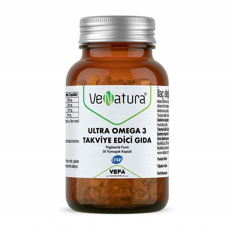 VeNatura Ultra Omega 3: Fish Oil - 30 Easy-to-Swallow Capsules - image 3
