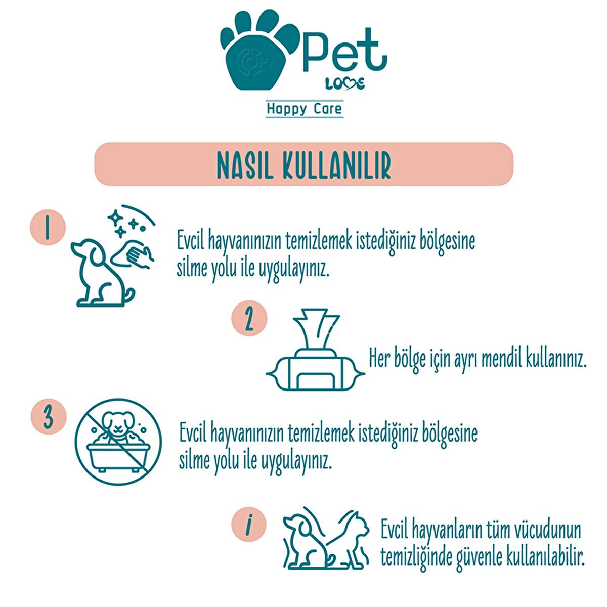 Pet Love Pet Grooming Wipes with 100% Natural Argan Oil - Convenient, Chemical-Free Cleaning for Pets Pet Grooming Wipes with Argan Oil - Natural & Convenient pet grooming wipes, natural pet care, argan oil pet wipes, pet cleaning wipes, evcil hayvan temizleme mendili, chemical-free pet grooming, convenient pet care, hygienic pet products, pet fur care, pet skin care, dog grooming, cat grooming