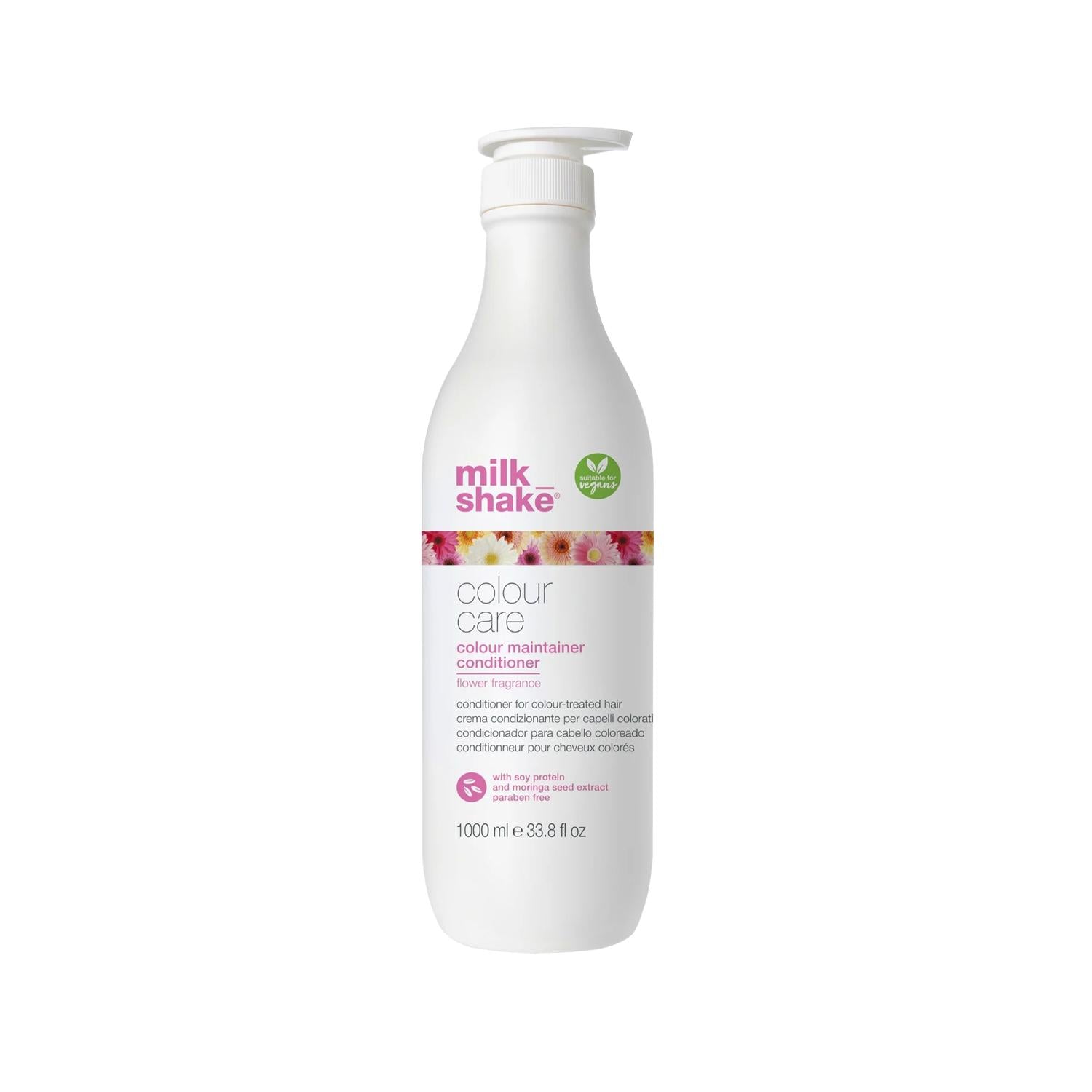 milk_shake Colour Care Colour Maintainer Flower Renk Koruyucu Saç Kremi 1000 ml - Hair Color Maintainer Cream milk_shake Colour Care Hair Color Maintainer Cream hair color maintainer, color protecting hair cream, milk_shake Colour Care, Colour Maintainer Flower, hair care products for color-treated hair, hair care, color-treated hair, hair cream, colour care, renk koruyucu, saç kremi, hair color protection, hair nourishment