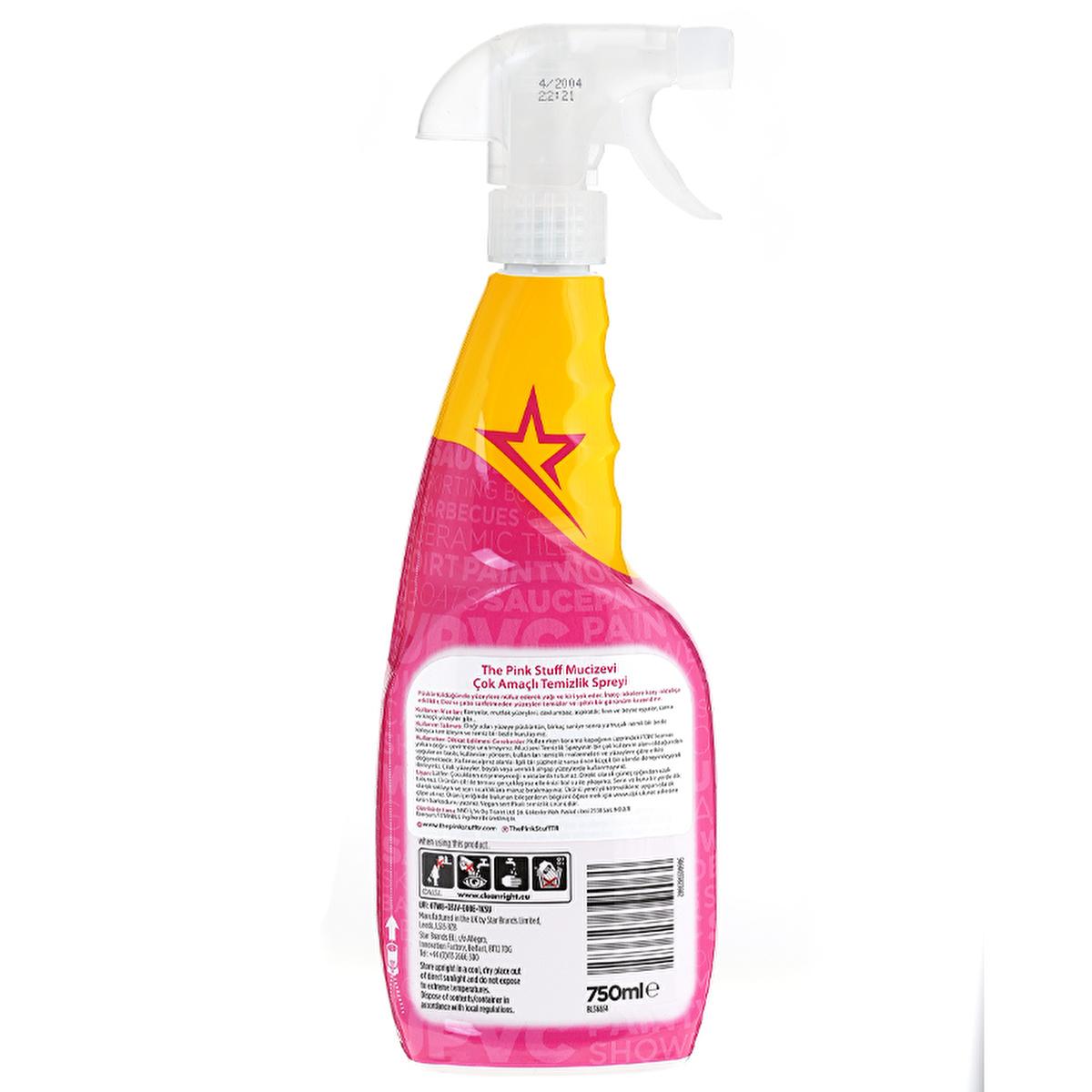 The Pink Stuff Multi-Purpose Cleaner Spray: Vegan, Grease & Dirt Remover for Sparkling Hard Surfaces - 25.36 fl oz The Pink Stuff Cleaner: Multi-Surface, Vegan, Grease Remover all-purpose cleaner, multi-surface cleaner, vegan cleaning spray, grease remover, dirt remover, hard surface cleaner, The Pink Stuff cleaner, cleaning spray, household cleaner, stain remover spray, all-purpose cleaning spray, surface cleaner, vegan cleaner, grease cleaner, dirt cleaner, hard surface cleaner, The Pink Stuff, cleaning, 