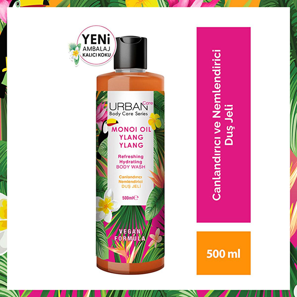 Urban Care Monoi Oil & Ylang Ylang Moisturizing Shower Gel - Vegan, Paraben-Free, 16.91 fl oz - view 9
