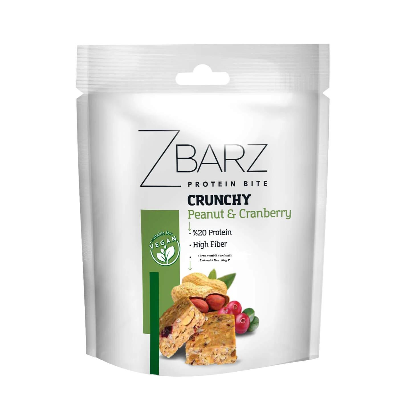 Zbarz Crunchy Protein Cranberry &amp; Peanut Bites 90g