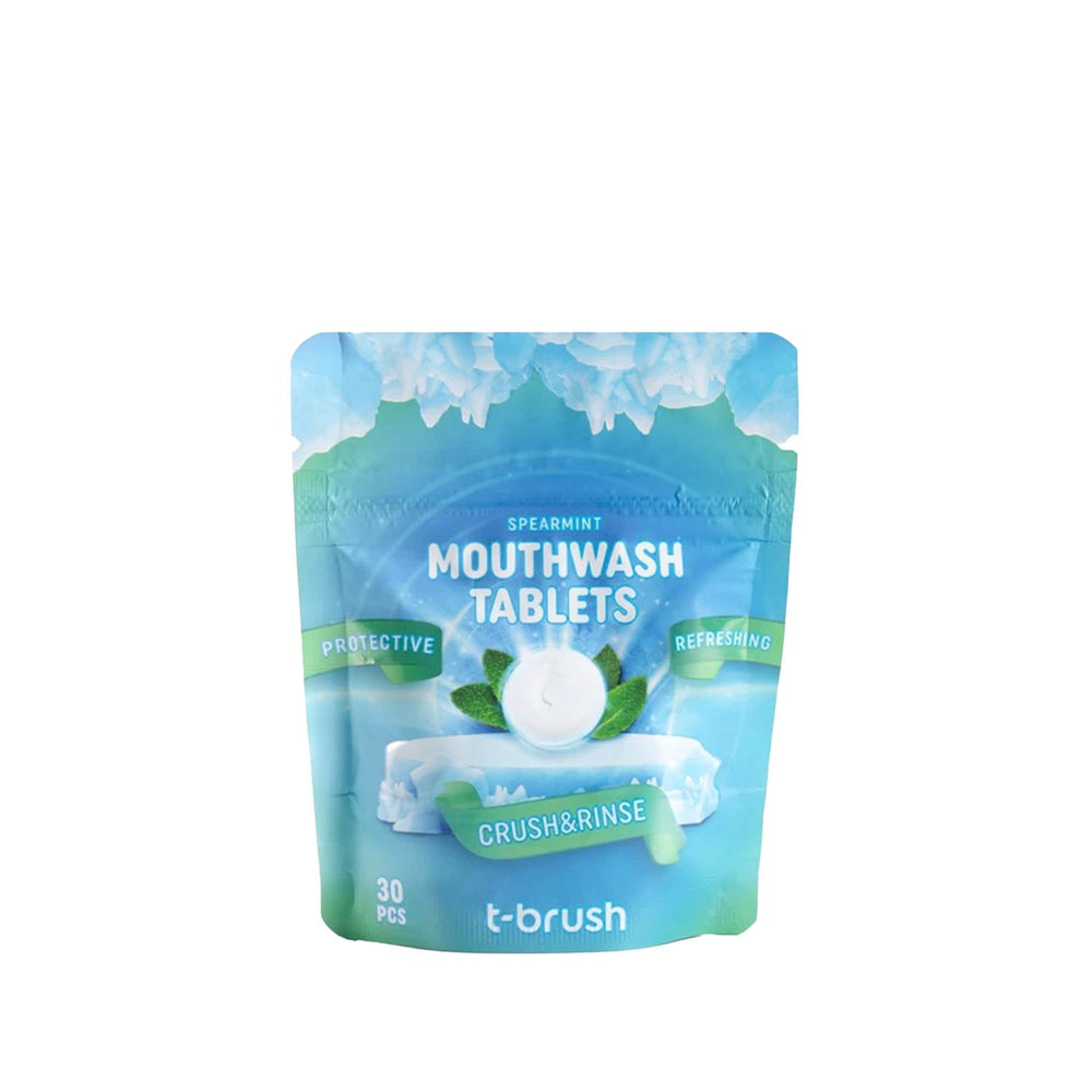 T-Brush Mint Mouthwash Tablets Fresh Breath 30 Count
