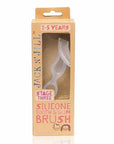 Jack and Jill Silicone Tooth and Gum Brush - Dual-Sided Brush for Infant Oral Care - Toothpaste