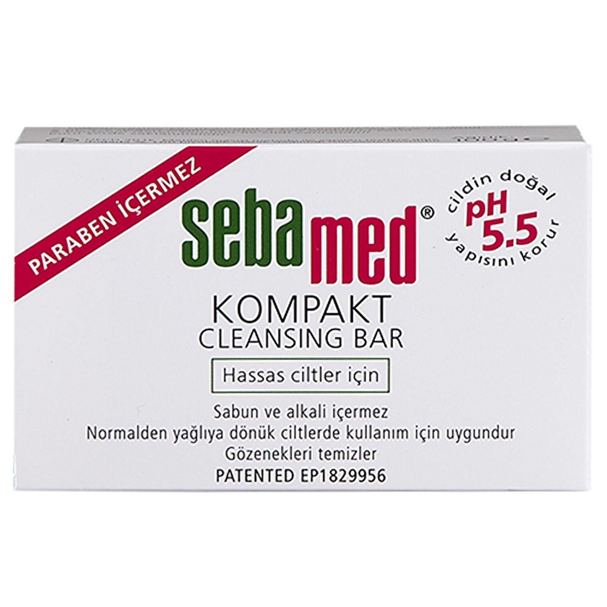 Sebamed Sensitive Skin Cleanser - Gentle, Alkali-Free & Soap-Free, 100g Sebamed Sensitive Skin Cleanser - Gentle & Soap-Free sensitive skin cleanser, alkali-free cleanser, soap-free cleanser, gentle skincare, Sebamed Kompakt Temizleyici, eczema relief, dermatitis care, gentle cleansing, skincare for sensitive skin, natural pH balance, non-irritating skincare