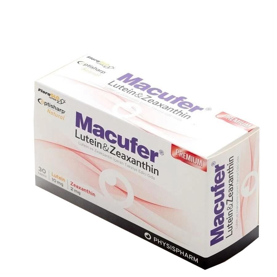 Physispharm Macufer Lutein & Zeaxanthin Eye Support 30 Capsules