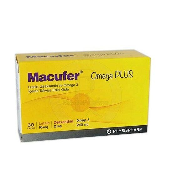 Physispharm Macufer Omega Plus Multivitamin Supplement 30 Capsules