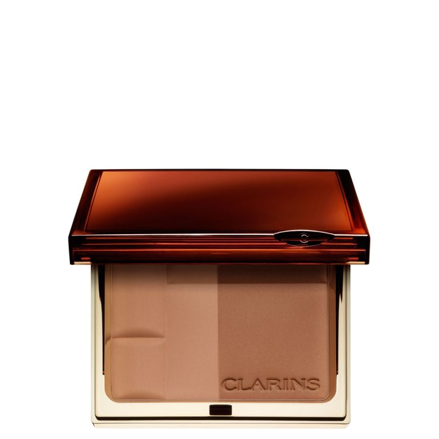 Clarins Bronzing Duo 03 Dark Sun-Kissed Glow Powder 10g