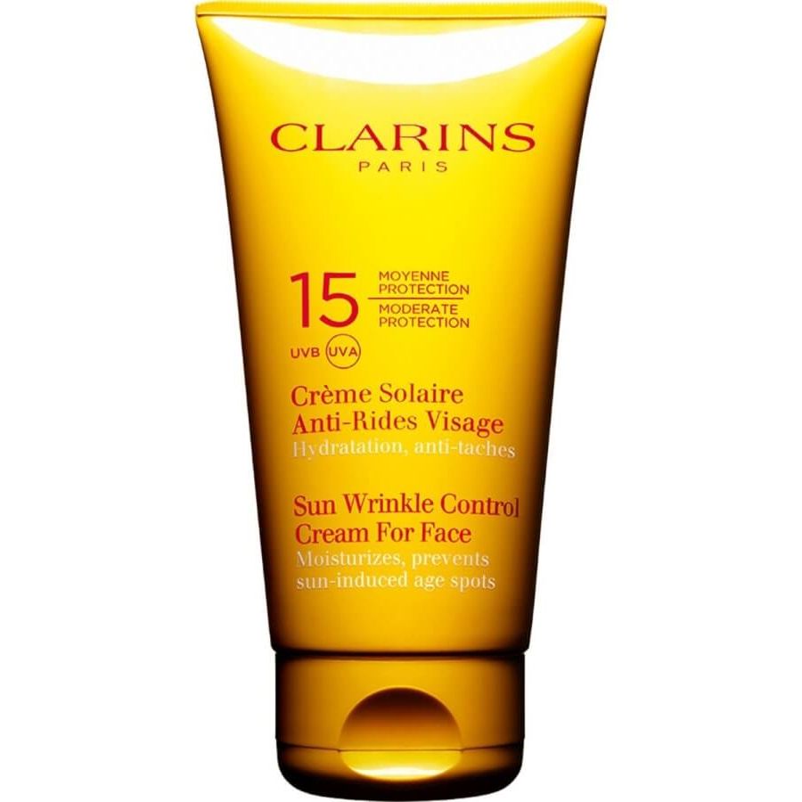 Clarins Sun Wrinkle Control Cream SPF15 Face Protection 75ml
